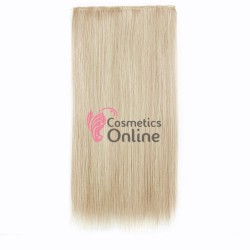 Extensie de par cu 5 Clips On delux dubla dreapta de 60 cm, Blond Ash Mixt 5L15613